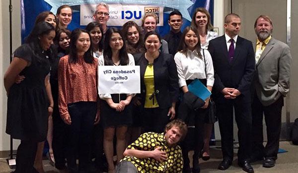 Honors students at UC Irvine.